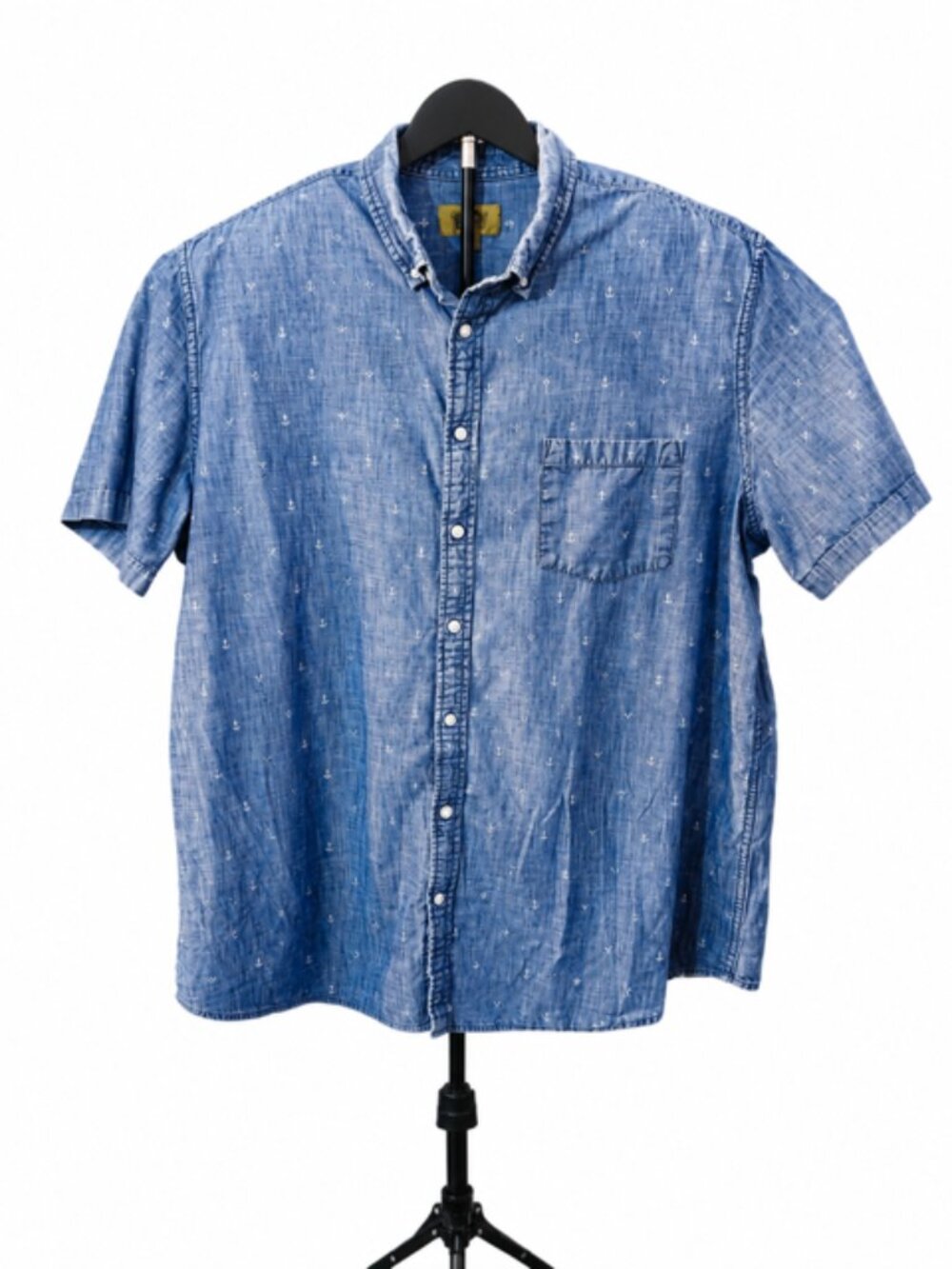 The Foundry Supply Co. Denim Button Up Shirt 2XLT
